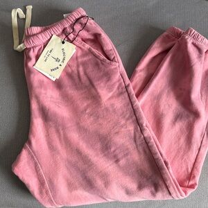 Electric & Rose Pink Tie-Dye Joggers Size S